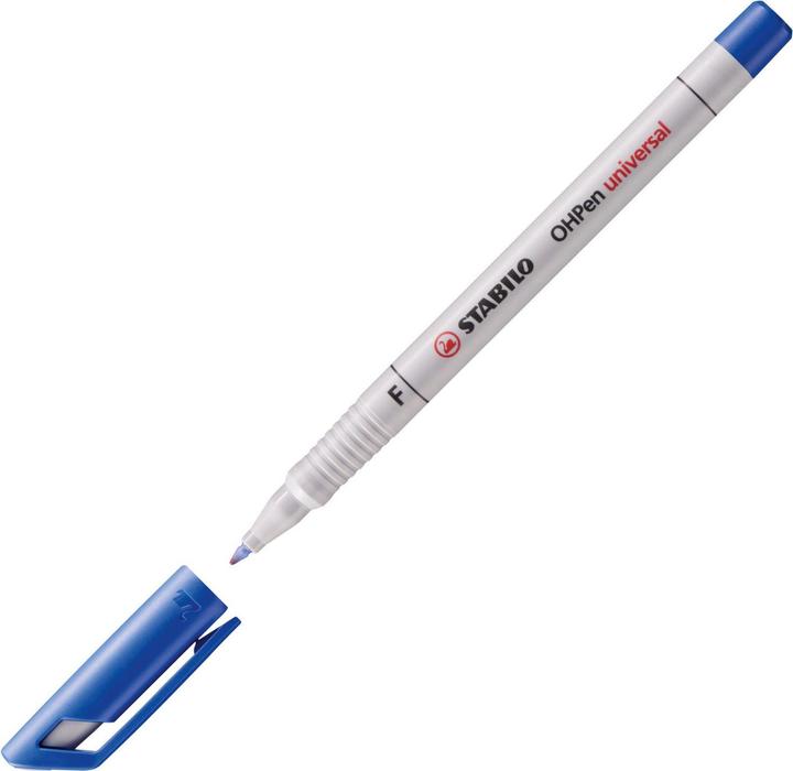 Actual product image STABILO OHPen universal foil pen water-soluble (Blue, 0.70 mm, 10 x)
