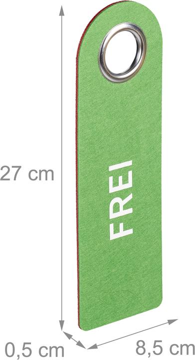 Actual product image Relaxdays Door sign