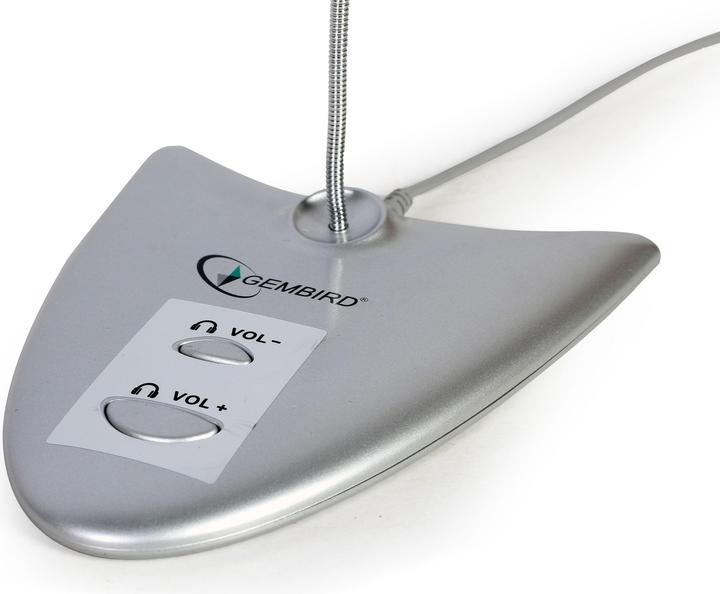 Immagine prodotto Gembird Microfono da tavolo USB 2.0 con scheda audio integrata