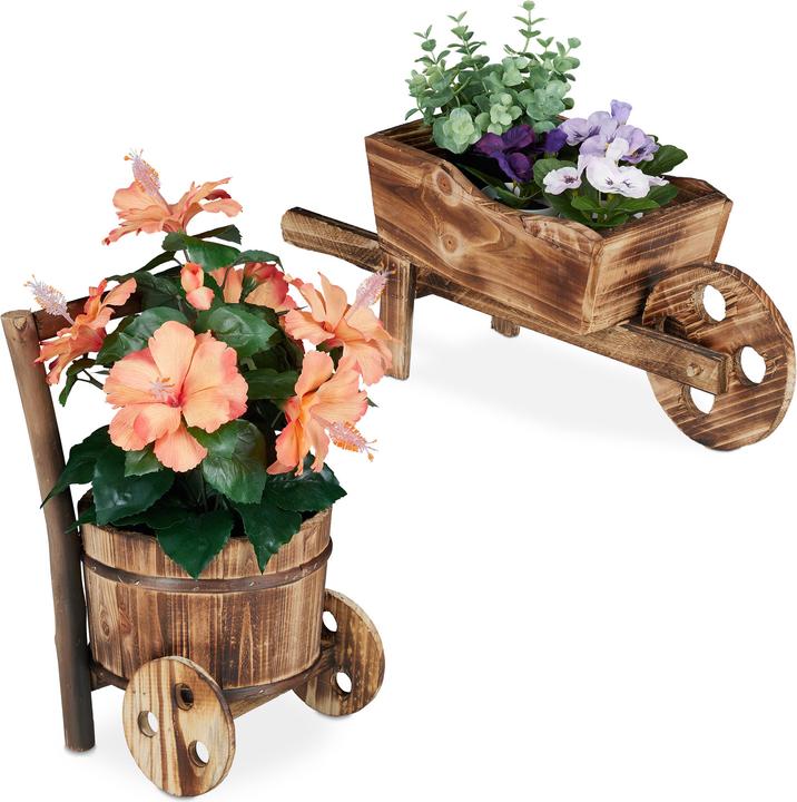 Actual product image Relaxdays Plant wheelbarrow (19 cm)