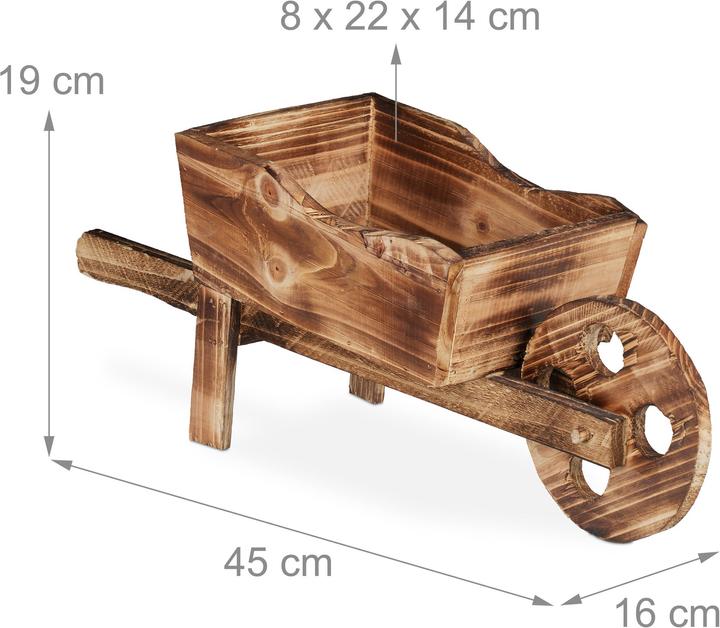 Actual product image Relaxdays Plant wheelbarrow (19 cm)