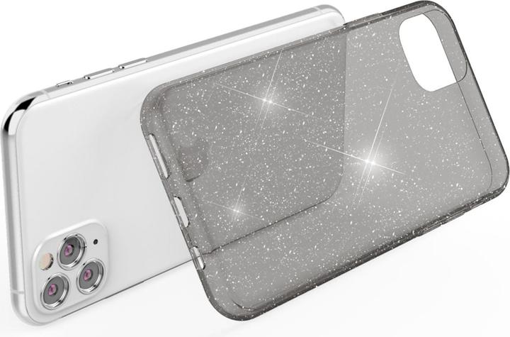 Actual product image Nalia Clear glitter silicone cover (Apple iPhone 11 Pro Max)