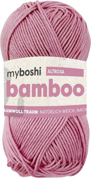 Actual product image Myboshi bamboo antique pink, B239 (125 m)
