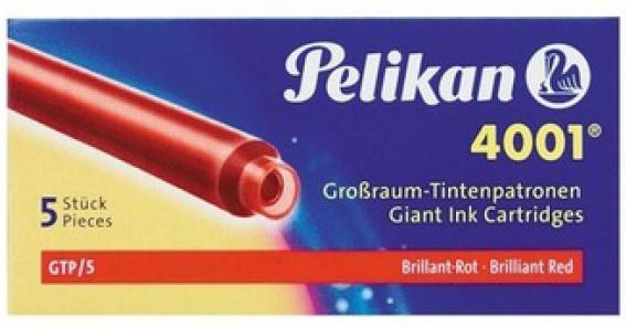 Immagine prodotto Pelikan Cartuccia di grande capacità 4001 GTP/5 (cartucce d'inchiostro, Rosso)