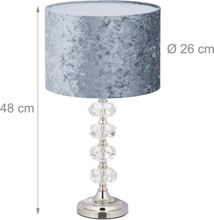 Image du produit Relaxdays Lampe-de-table (E14)