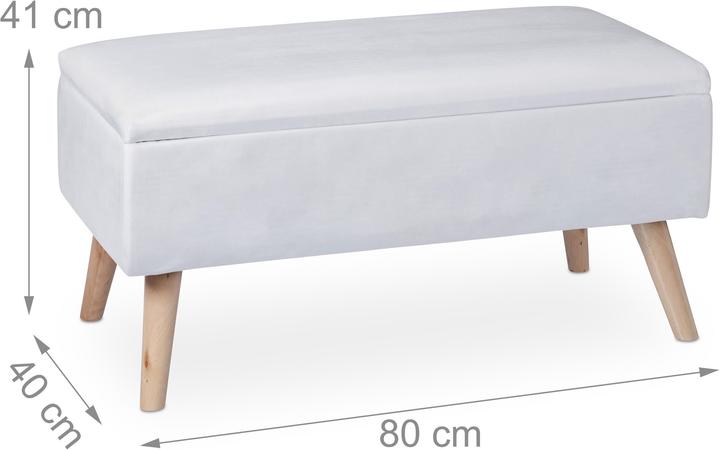 Produktbild Relaxdays Sitzbank (80 cm)