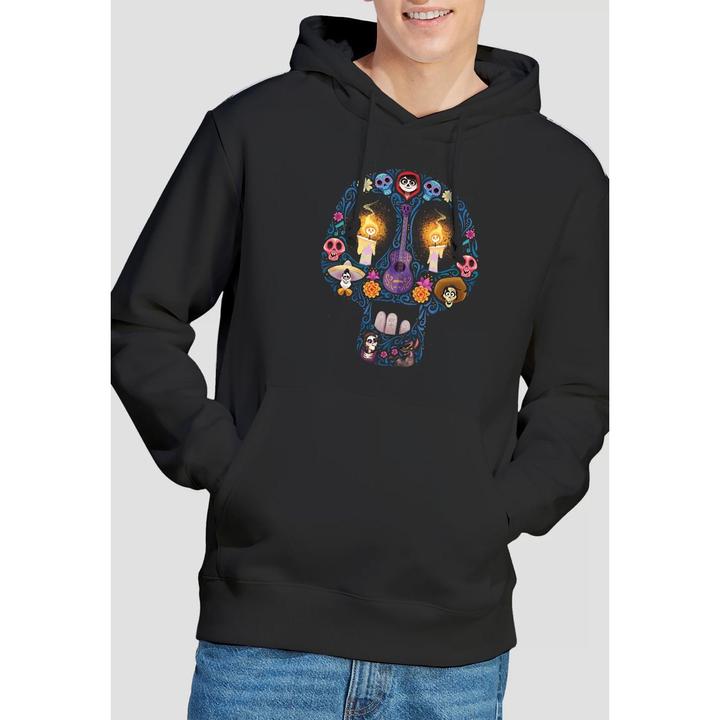 Actual product image La Maison du Coco Mens Day Of The Dead Ernesto Miguel Hector Skull Hoodie (M)