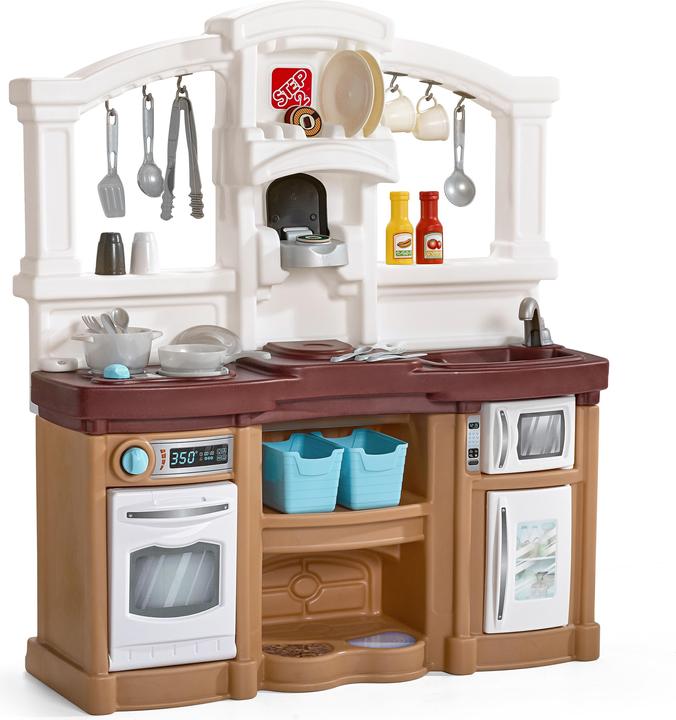 Step2 Divertimento con gli amici cucina marrone
