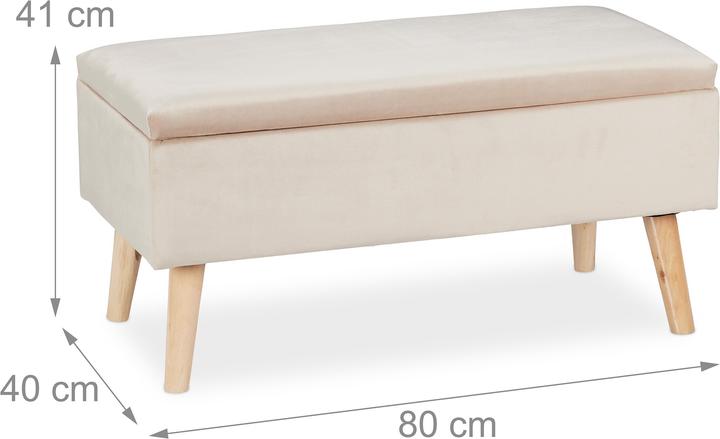 Immagine prodotto Relaxdays Panca contenitore (80 cm)