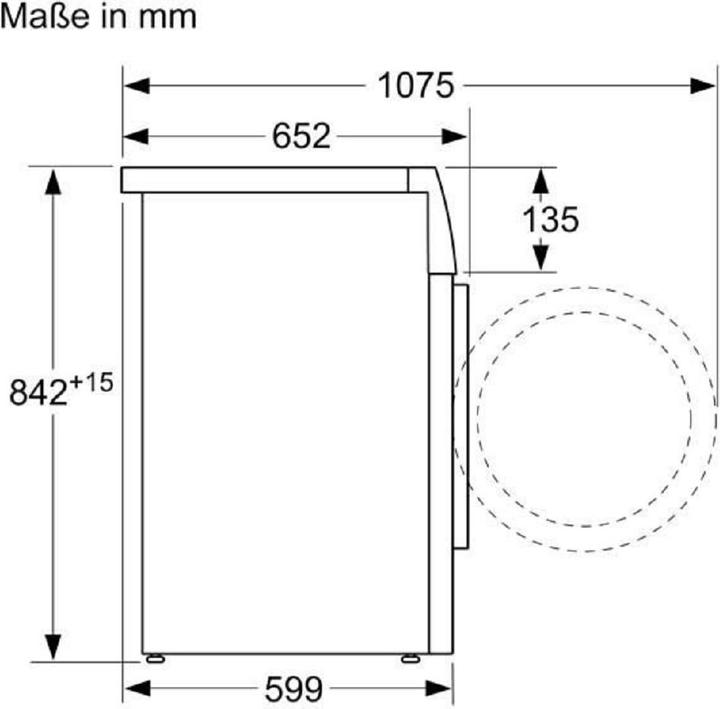 Image du produit Siemens WQ33G2DEX iQ500 (8 kg, Droite, Prise UE)