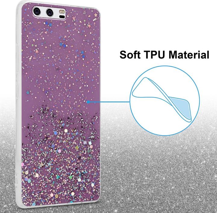 Produktbild Cadorabo TPU Cover funkelnder Glitter (Haier P10)