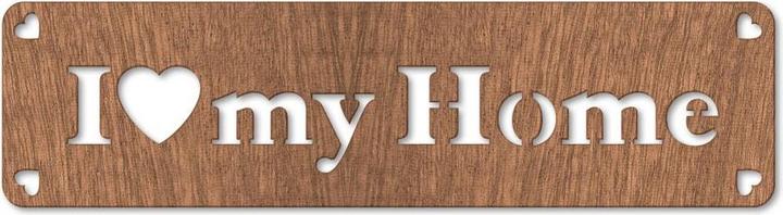 Produktbild Trenddeko I love my home (30 x 8 cm)