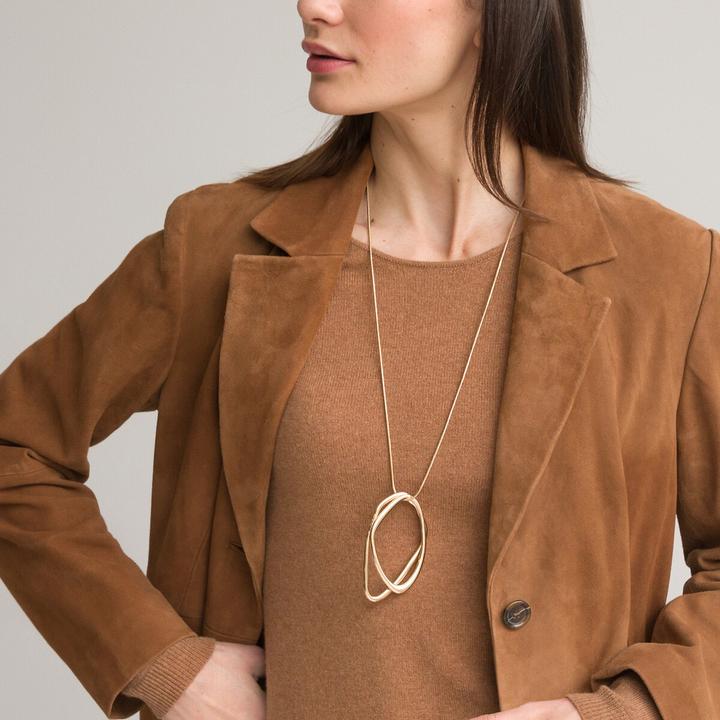 Image du produit Anne Weyburn Manteau boutonné en cuir de chèvre (46)