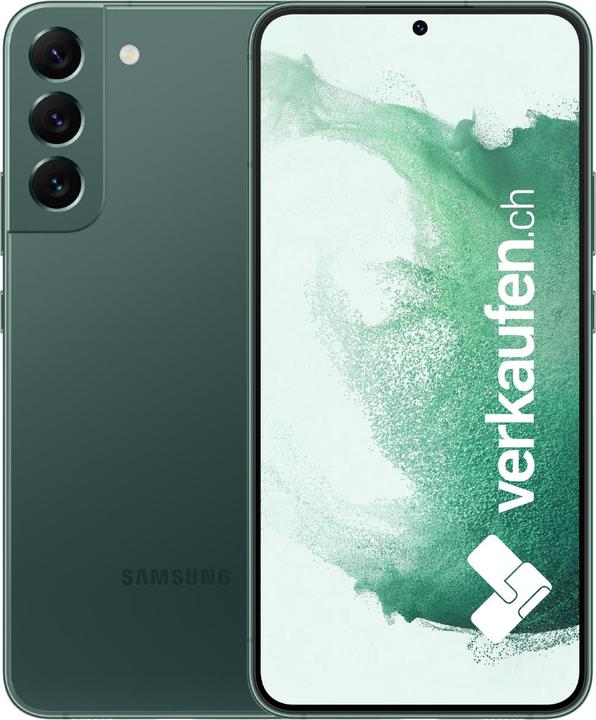 Immagine prodotto verkaufen.ch Galaxy S22+ 5G (256 GB, Verde, 6.60", 0.00 Mpx, Doppia SIM, B / Molto bene)