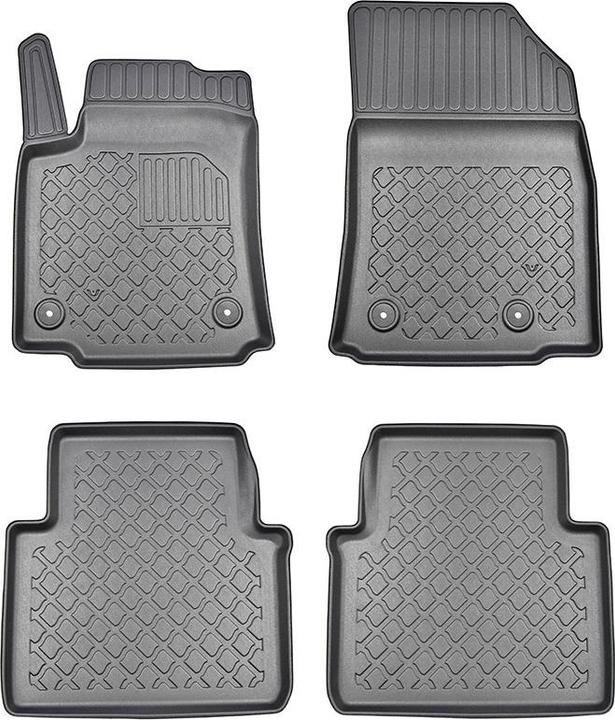Produktbild Aristar Allwetter Fussmatten für Opel Crossland X / Citroen C3 Aircross ab 2017 bis heute (1 Set à 4 Fussmatten)