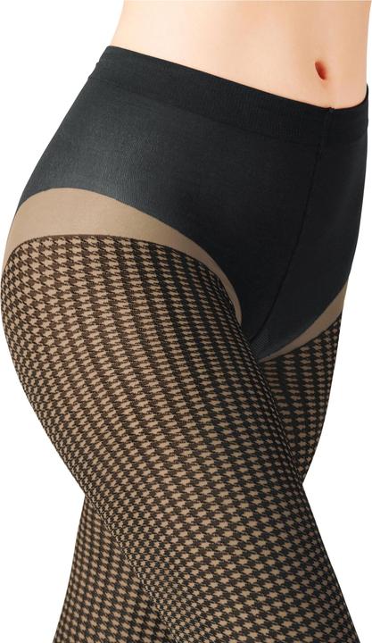 Image du produit Falke Houndstooth Collant, couleur 4169 powder, taille 40-42 (15 DEN, 40 - 42)