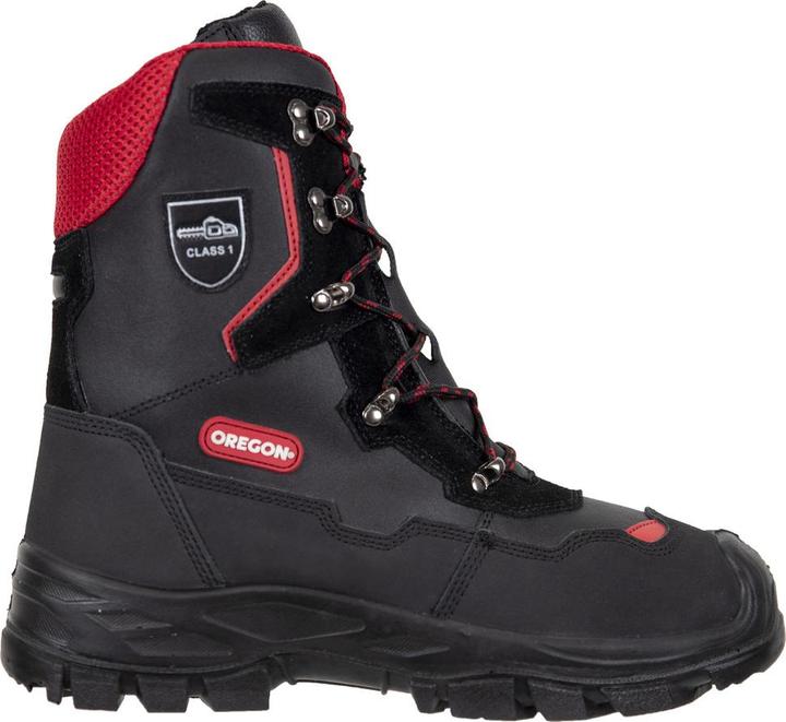 Oregon Forst Schnittschutzstiefel Yukon Klasse 1 aus Leder Gr. 45 (S1, 45)