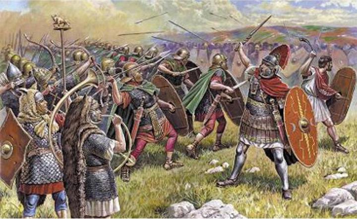 Actual product image Carson 1:72 Roman Auxiliary Infantry