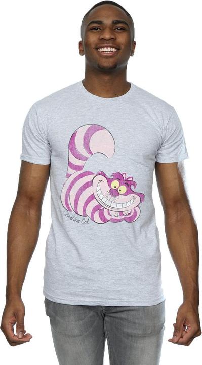 Actual product image Alice In Wonderland Mens Cheshire Cat Cotton T-Shirt (XXL)