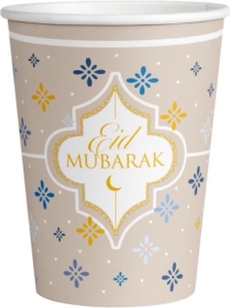 Image du produit Amscan Gobelet Aïd Moubarak (6 x)