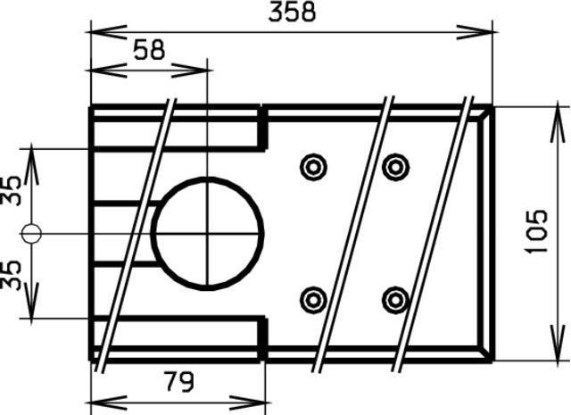 Produktbild Dormakaba Deckplatte zu BTS 75V / 80 (Zimmertür, Eingangstür, Holztür, Balkontür, Indoor)