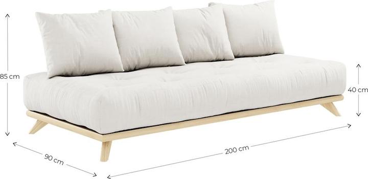 Produktbild Karup Design Senza (Bettsofa, 3-Sitzer)