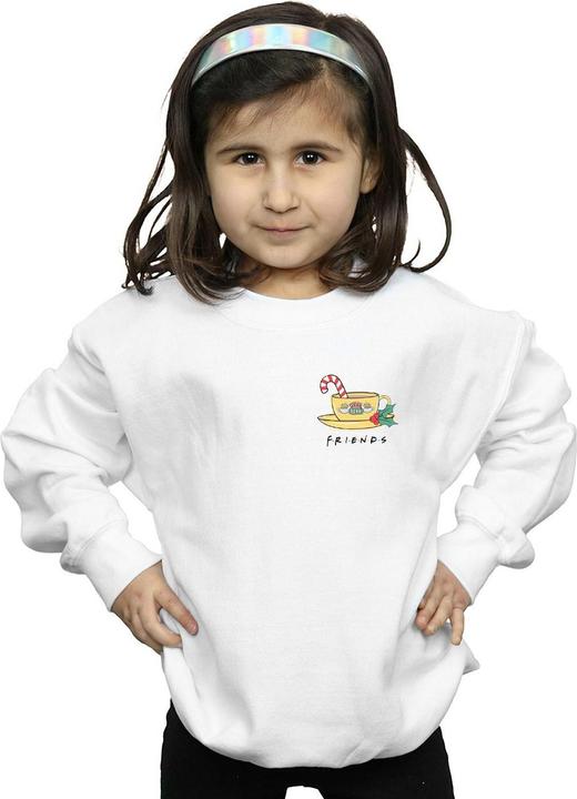 Produktbild Friends Christmas Coffee Mug Breast Print Sweatshirt Mädchen (140, 146)