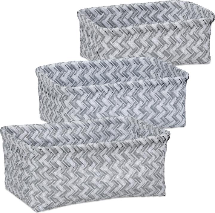 Actual product image Relaxdays Storage Basket (3 x, 35 x 26 x 15 cm)