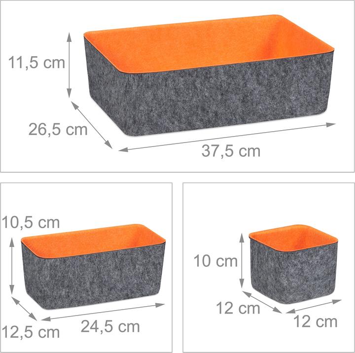 Image du produit Relaxdays 5 Paniers