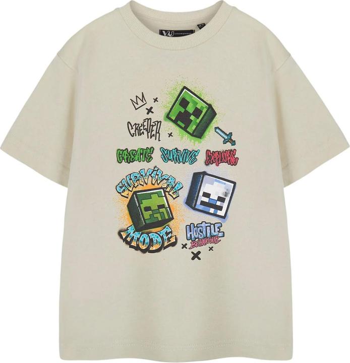 Minecraft Survival Mode TShirt Jungen kurzärmlig (128)