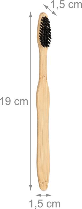 Produktbild Relaxdays Bambuszahnbürsten (Mittel, 24 x)