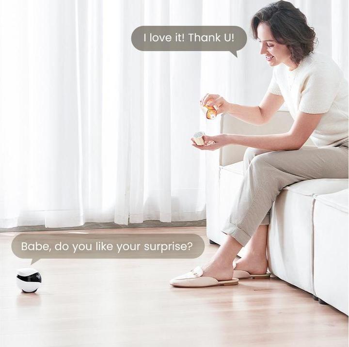 Immagine prodotto Enabot EBO-AIR 2 - Dove White (2304 x 1296 Pixels)