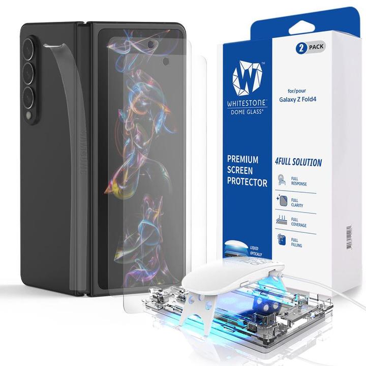 Actual product image Whitestone Tempered glass DOME GLASS 2 - PACK GALAXY Z FOLD 4 (2 Piece, Samsung Galaxy S21)
