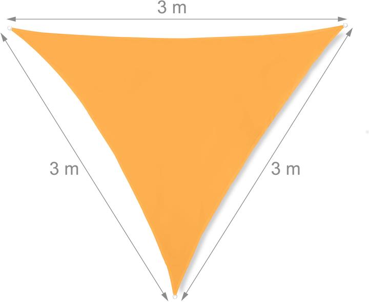 Actual product image Relaxdays Shade sail (300 x 300 x 300 cm)
