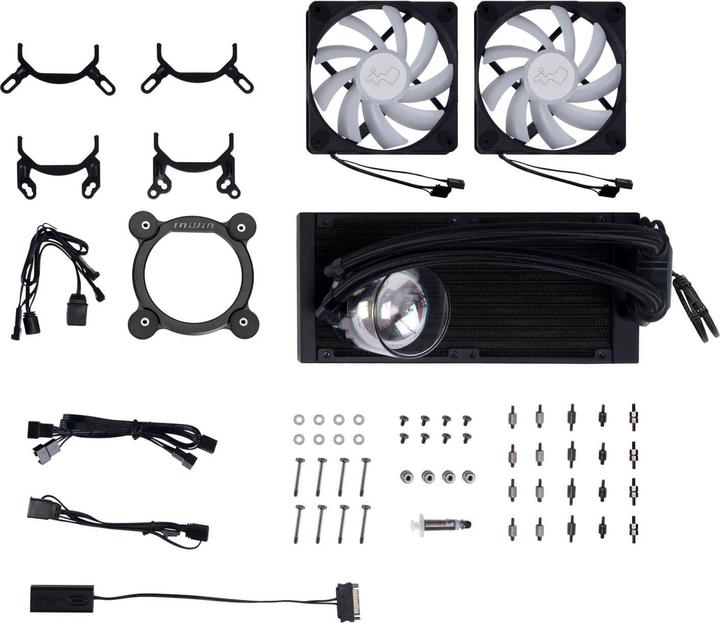 Produktbild In Win Kit Watercooling AIO NR RGB - 240mm (Noir)