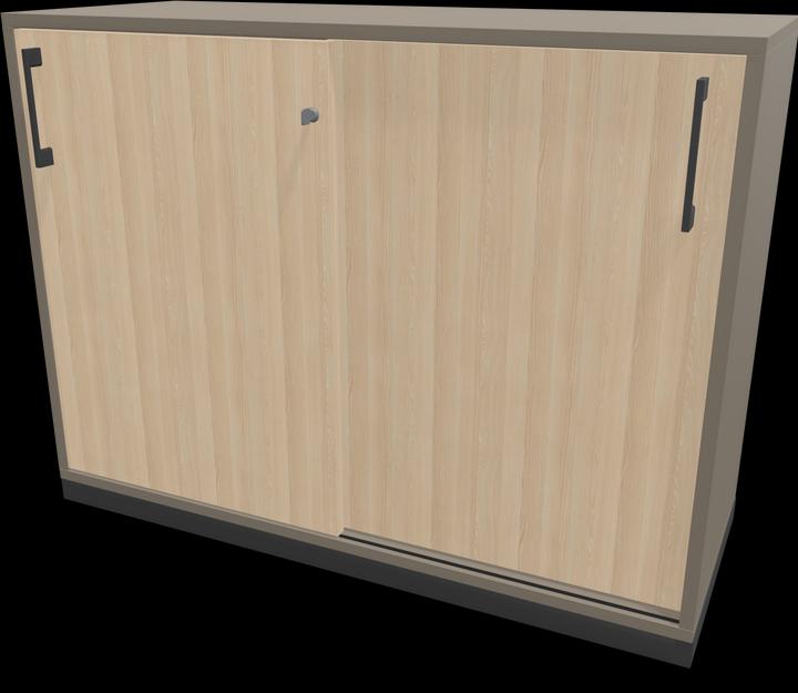 Decorazioni in frassino beige sabbia, Grigio scuro, Cubanite grigia