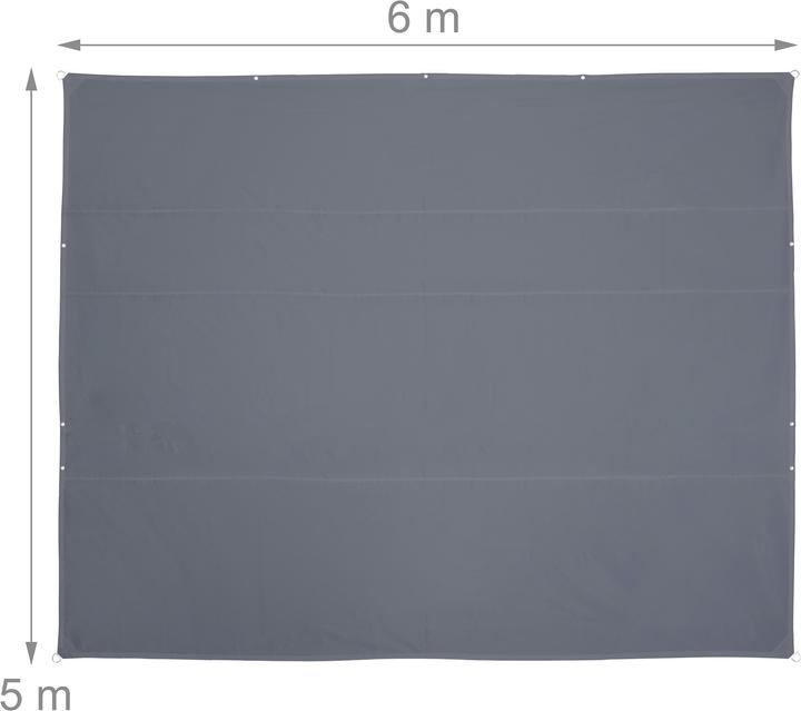 Image du produit Relaxdays Voile d'ombrage (600 x 500 cm)