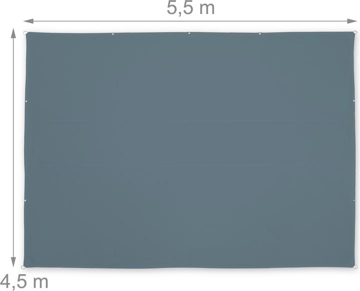 Image du produit Relaxdays Voile d'ombrage (550 x 450 x 0.1 cm)