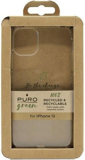 Produktbild Puro Green Recycled Eco Cover - Eco Case for iPhone 12 Mini (Transparent) (Apple iPhone 12 mini)