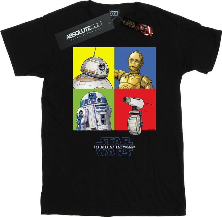 Immagine prodotto Star Wars The Rise Of Skywalker Droid Squares Maglietta Ragazze (128)