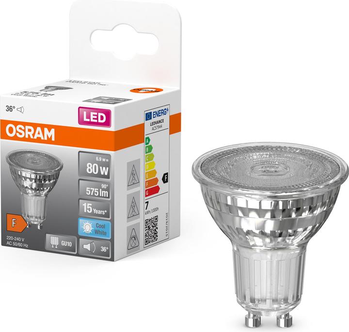 Produktbild Osram Led Star Par16 (GU10, 6.90 W, 575 lm, 1 x, F)