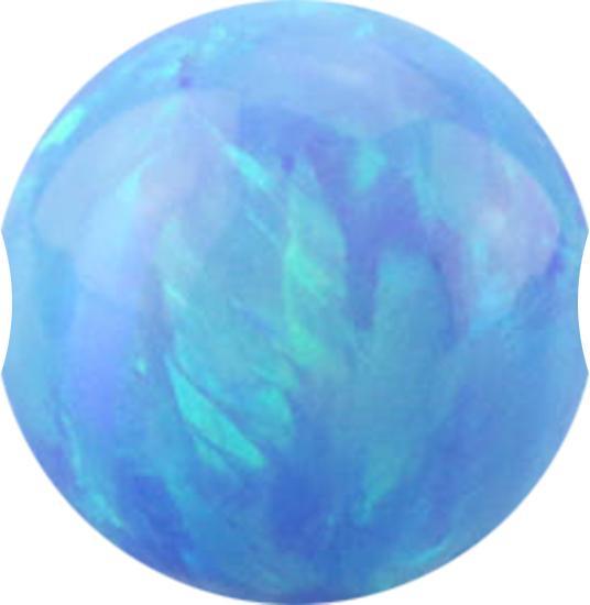 Produktbild Star Piercing Ball Closure Kugel Opal hellblau (ohne Messing)