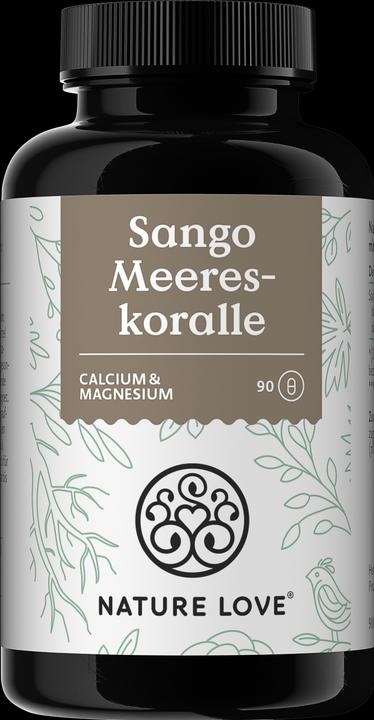 Immagine prodotto Nature Love Sango Meereskoralle (90 Pezzo/i, Pillole, 109 g)