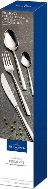 Produktbild Villeroy & Boch Tafelbesteck 4tlg. Piemont (4 Stück, Besteck Set)