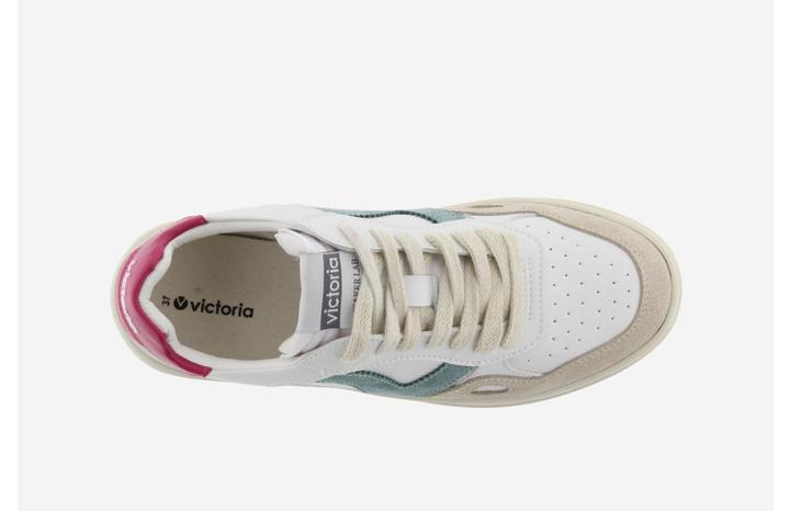 Actual product image Victoria leather effect and split leather sneakers seul (41)