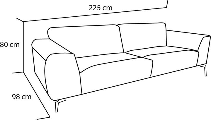 Image du produit Trendmanufaktur Calvaro (3,5 places)