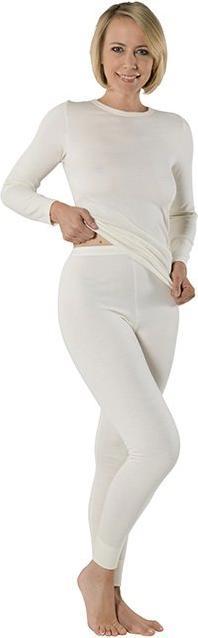 Actual product image Eusana Damen Langarm Leibchen mit Rundausschnitt S ivoire (0.50 l)