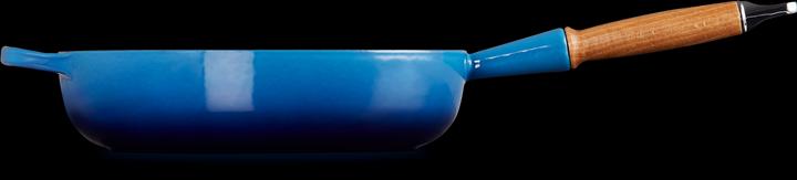 Immagine prodotto Le Creuset Padella Sig 28cm Azzurra (28 cm, Padella per friggere, Ghisa)