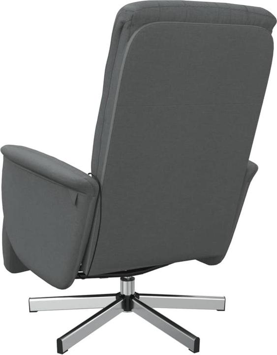 Image du produit VidaXL Fauteuil de massage avec repose-pieds Tissu gris foncé,Couleur