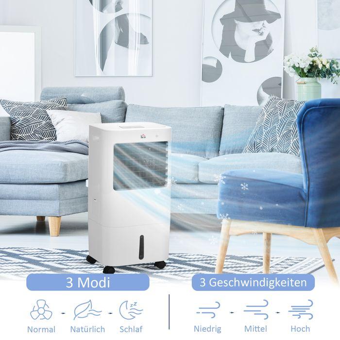 Immagine prodotto Swisshandel24 3 in 1 Mobile Klimaanlage mit Luftbefeuchtung Wasserkühlung 15L Klimagerät (20 m²)